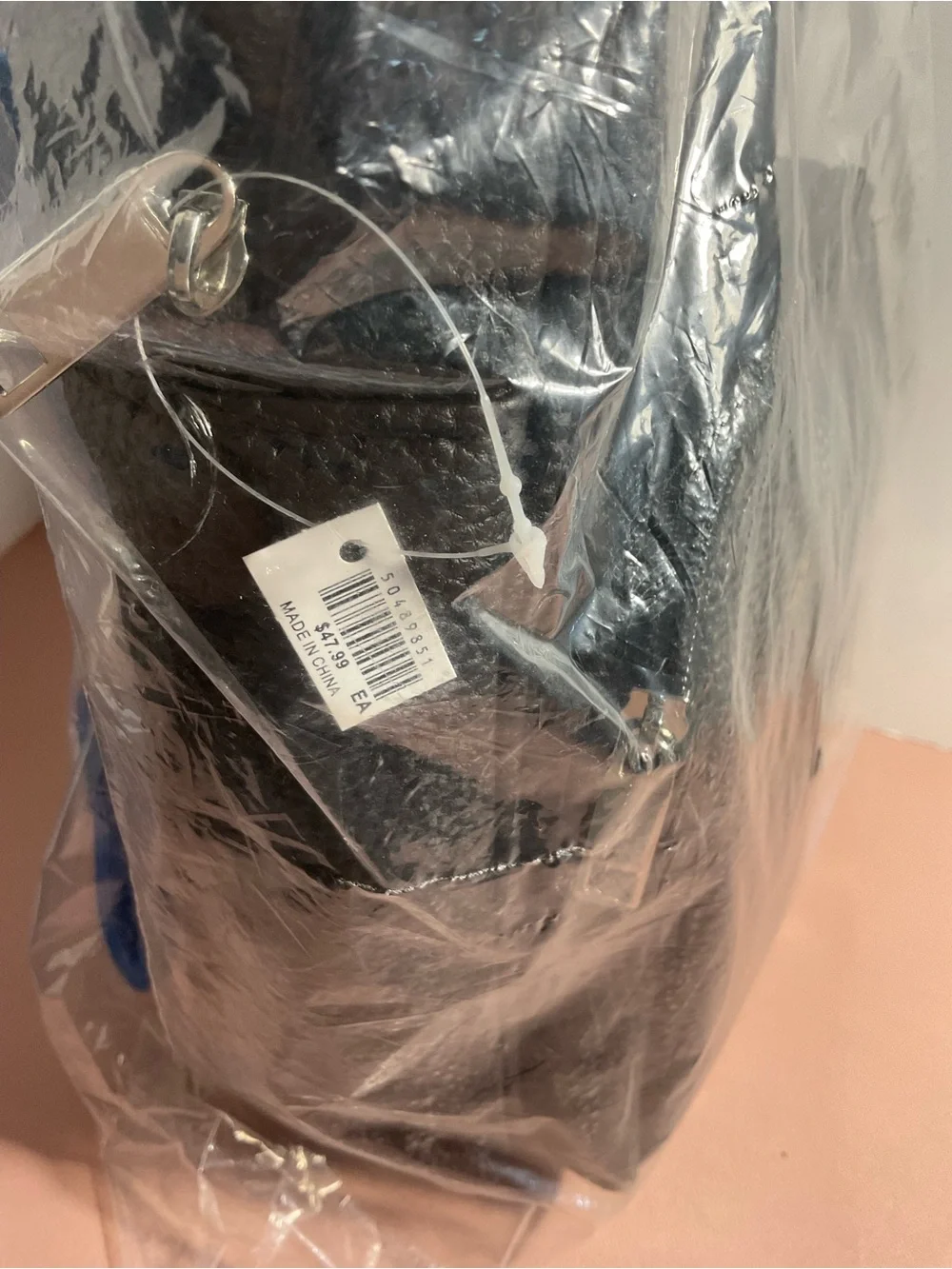 Black Leather-like Sea World Backpack